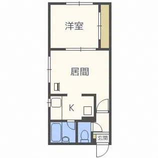 エルマーノN32【3階】の間取り