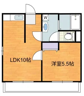 リーフガーデニア【2階】の間取り