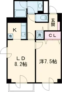 ル モンド世田谷【1階】の間取り