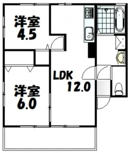 ロマンフォート B棟【2階】の間取り