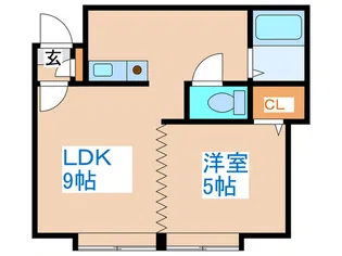 ガーデンパレス【3階】の間取り