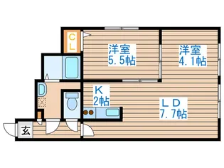 MY ROOMモニカ【1階】の間取り