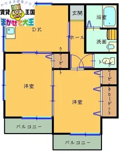 エスポアール森川【2階】の間取り