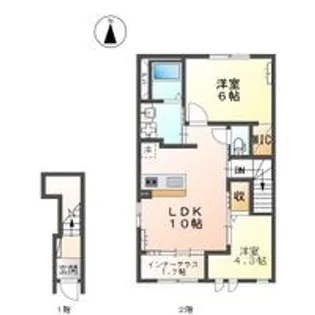 トリムガーデン【2階】の間取り