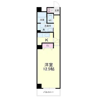静岡県浜松市中央区板屋町【マンション】の間取り