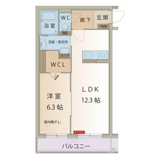 リーフ本郷β(ベータ)【2階】の間取り