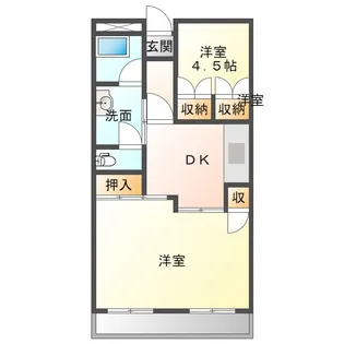 アルファ新前橋【1階】の間取り