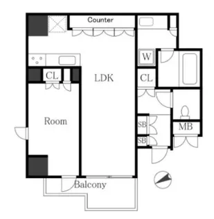 ジオ四谷三栄町【3階】の間取り