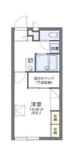 レオパレスくすの木II【1階】の間取り