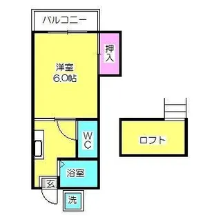 リゾートイン ジュピター【2階】の間取り