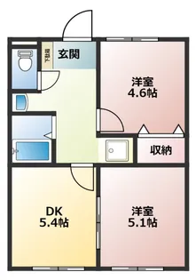 MAGUROハイツ【1階】の間取り
