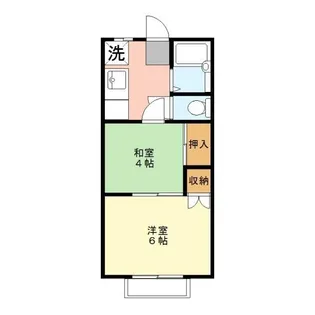 第三あさひハイツ【2階】の間取り