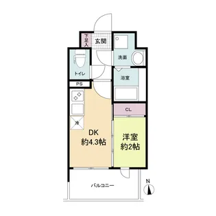 MODERN PALAZZO 大濠スクエア【9階】の間取り