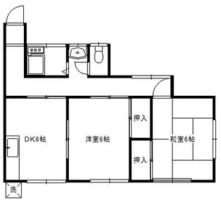 コーポ清山【2階】の間取り