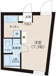 レピュア落合南長崎駅前【3階】の間取り