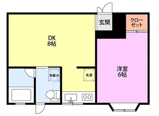 コーポSS I【1階】の間取り