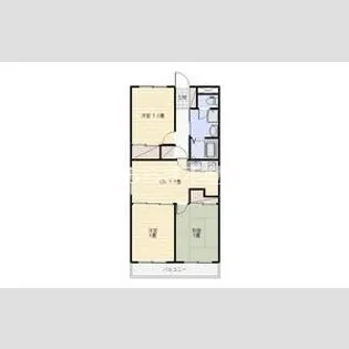 静岡県浜松市中央区小豆餅4【マンション】の間取り