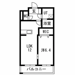 プラウドR【1階】の間取り
