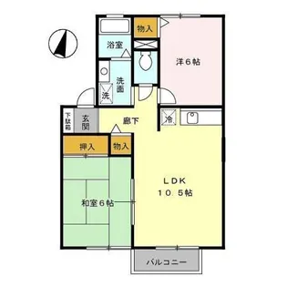 埼玉県さいたま市北区別所町【アパート】の間取り