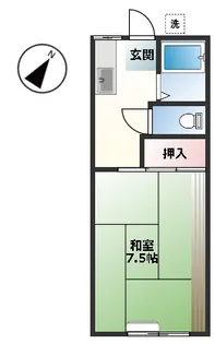 マイネストMAYA【2階】の間取り