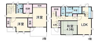 千葉県八千代市八千代台北16【一戸建】の間取り