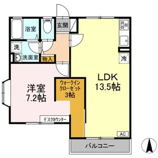 ロジュマンF・K【1階】の間取り