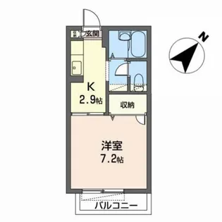 ハイネス山の寺【2階】の間取り