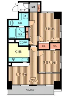 シェソワ恵比寿【9階】の間取り