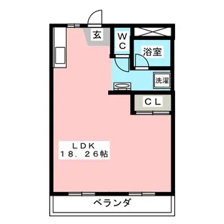 田子浦ベイピアI【1階】の間取り