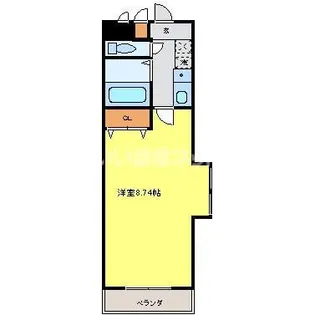プラチナコート58番館【2階】の間取り