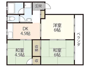 丸佐ビル【3階】の間取り