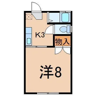 第二千葉荘【1階】の間取り