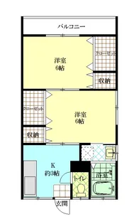 富士荘【1階】の間取り