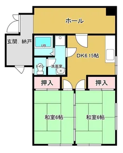 コーポ大安【1階】の間取り