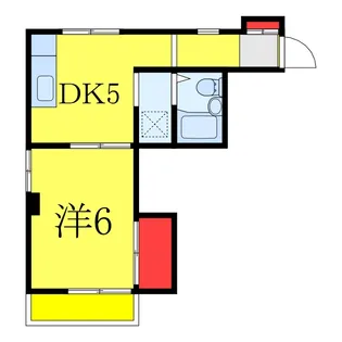 ロワール熊谷【1階】の間取り