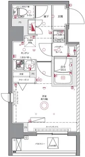 ユリカロゼAZ亀戸II【5階】の間取り