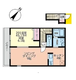 ミラリカ【2階】の間取り