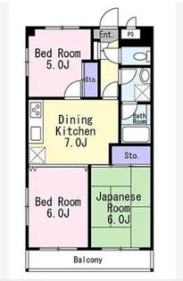 スプロートアジロ【3階】の間取り