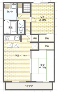 ブルーリボン【3階】の間取り