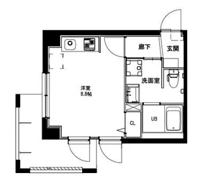 東京都大田区大森西2【マンション】の間取り