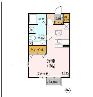 リヴェール【1階】の間取り