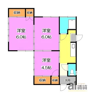 埼玉県狭山市根岸1【一戸建】の間取り