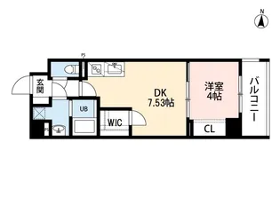 広島県広島市中区小網町【マンション】の間取り
