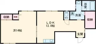 ハイムK【1階】の間取り