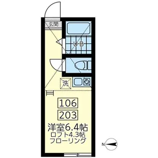 ピッコロカーサ ユナイト【1階】の間取り