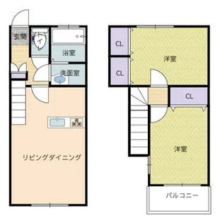 サンメゾン東北町【1階】の間取り