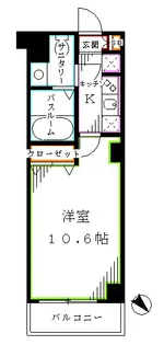 東京都中野区弥生町5【マンション】の間取り