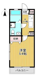 コーポカターラ【1階】の間取り