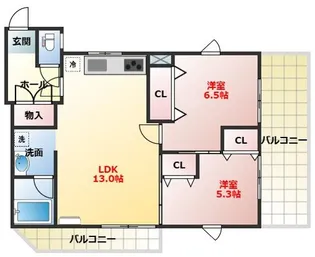 神奈川県足柄下郡箱根町湯本【マンション】の間取り