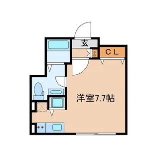 愛知県名古屋市中区新栄3【マンション】の間取り